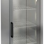 Шкаф морозильный со стеклянными дверьми  HICOLD  A70/1BV